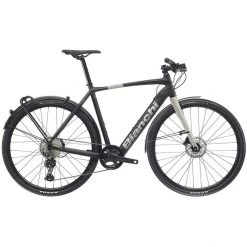 Bianchi Vélos De Trekking électriques Impulso E-Allroad TRK Deore, Noir