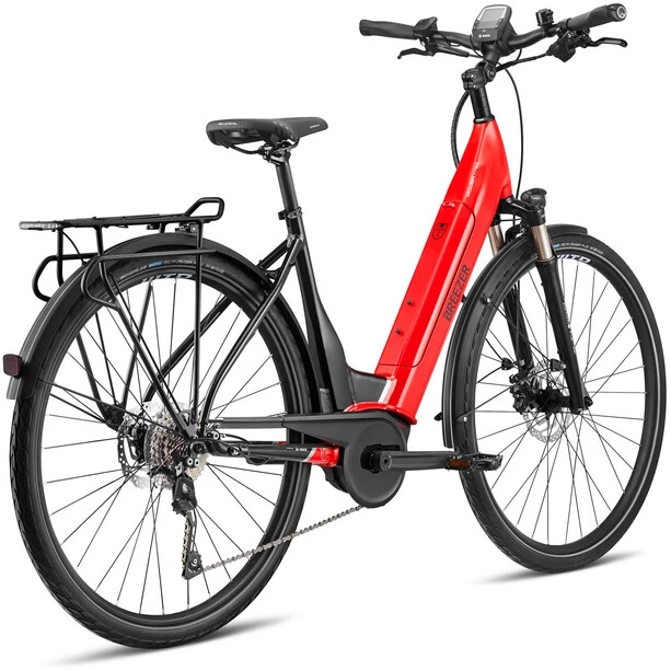 Breezer Vélos De Trekking électriques Powertrip Evo 2.1+ LS, Rouge/noir 2 Breezer Vélos De Trekking électriques Powertrip Evo 2.1+ LS, Rouge/noir – Image 2