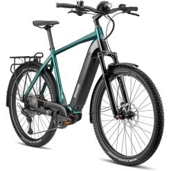 Breezer Vélos De Trekking électriques Powerwolf Evo 1.1+ SM, Vert