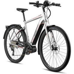 Breezer Vélos De Trekking électriques Powerwolf Evo 2.1+, Argent