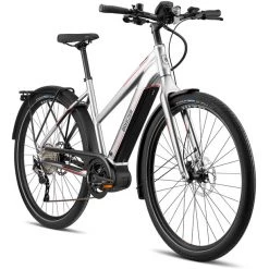 Breezer Vélos De Trekking électriques Powerwolf Evo 2.1+ ST, Argent