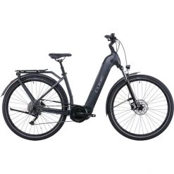 Cube Vélos De Trekking électriques Kathmandu Hybrid ONE 500 Entrée Basse, Gris