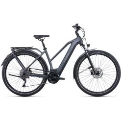 Cube Vélos De Trekking électriques Kathmandu Hybrid ONE 625 Trapèze, Gris