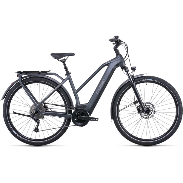 Cube Vélos De Trekking électriques Kathmandu Hybrid ONE 625 Trapèze, Gris 1 Cube Vélos De Trekking électriques Kathmandu Hybrid ONE 625 Trapèze, Gris