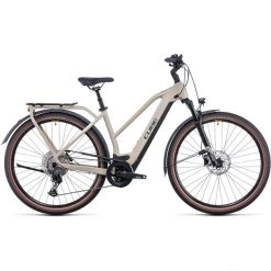 Cube Vélos De Trekking électriques Kathmandu Hybrid Pro 625 Trapèze, Beige