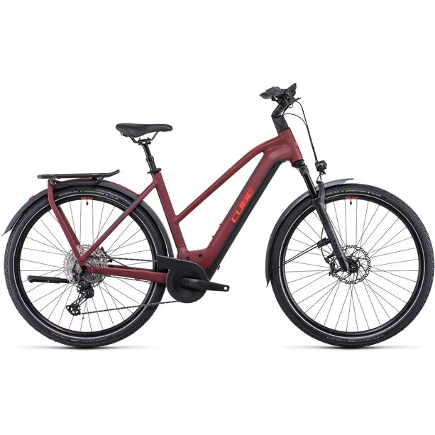 Cube Vélos De Trekking électriques Kathmandu Hybrid SL 750 Trapèze, Rouge 1 Cube Vélos De Trekking électriques Kathmandu Hybrid SL 750 Trapèze, Rouge