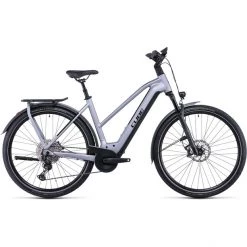 Cube Vélos De Trekking électriques Kathmandu Hybrid SL 750 Trapèze, Argent