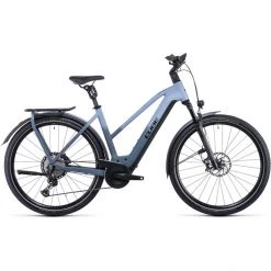 Cube Vélos De Trekking électriques Kathmandu Hybrid SLT 750 Trapèze, Bleu