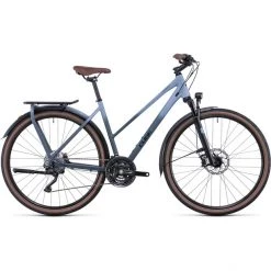 Cube Vélos De Trekking Femme Kathmandu SL Trapèze, Bleu