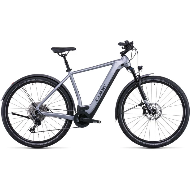 Cube Vélos De Trekking électriques Nuride Hybrid EXC 625 Allroad, Argent 1 Cube Vélos De Trekking électriques Nuride Hybrid EXC 625 Allroad, Argent