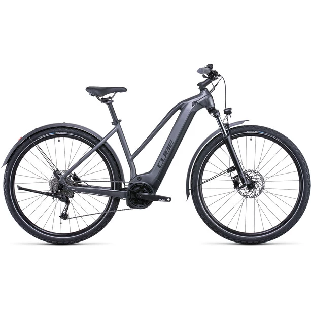 Cube Vélos De Trekking électriques Nuride Hybrid Performance 500 Allroad Trapèze, Gris 1 Cube Vélos De Trekking électriques Nuride Hybrid Performance 500 Allroad Trapèze, Gris