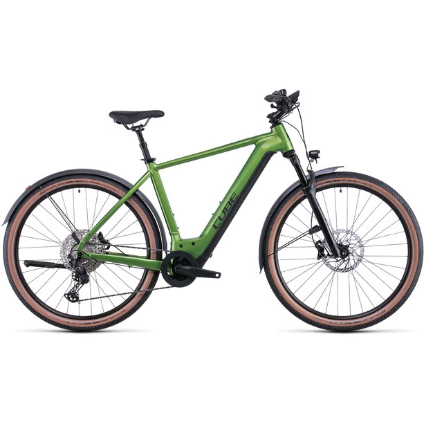 Cube Vélos De Trekking électriques Nuride Hybrid SL 750 Allroad, Vert 1 Cube Vélos De Trekking électriques Nuride Hybrid SL 750 Allroad, Vert