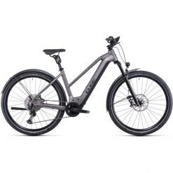 Cube Vélos De Trekking électriques Nuride Hybrid SLT 750 Allroad Trapèze, Gris