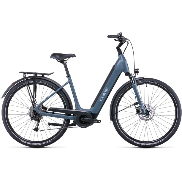 Cube Vélos De Trekking électriques Supreme Sport Hybrid ONE 500 Entrée Basse, Bleu 1 Cube Vélos De Trekking électriques Supreme Sport Hybrid ONE 500 Entrée Basse, Bleu