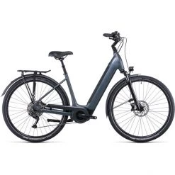 Cube Vélos De Trekking électriques Supreme Sport Hybrid Pro 500 Entrée Basse, Gris