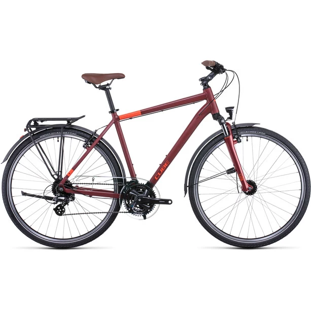 Cube Vélos De Trekking Homme Touring, Rouge 1 Cube Vélos De Trekking Homme Touring, Rouge