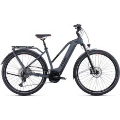 Cube Vélos De Trekking électriques Touring Hybrid EXC 500 Trapèze, Gris