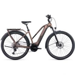 Cube Vélos De Trekking électriques Touring Hybrid EXC 500 Trapèze, Marron