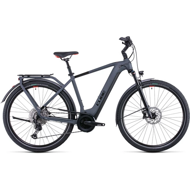 Cube Vélos De Trekking électriques Touring Hybrid EXC 625, Gris 1 Cube Vélos De Trekking électriques Touring Hybrid EXC 625, Gris