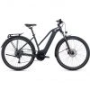 Cube Vélos De Trekking électriques Touring Hybrid ONE 400 Trapèze, Gris