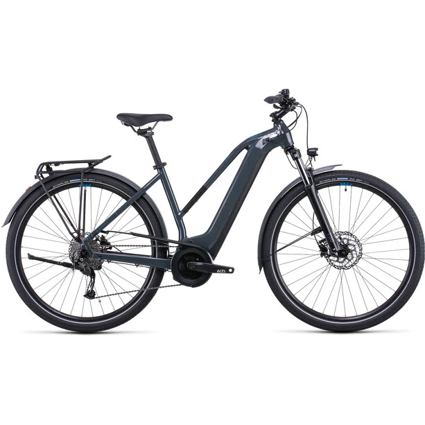 Cube Vélos De Trekking électriques Touring Hybrid ONE 400 Trapèze, Gris 1 Cube Vélos De Trekking électriques Touring Hybrid ONE 400 Trapèze, Gris