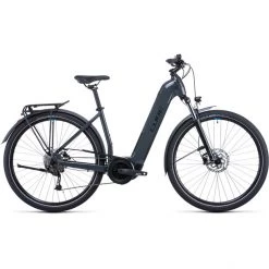 Cube Vélos De Trekking électriques Touring Hybrid ONE 625 Entrée Basse, Gris