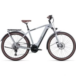 Cube Vélos De Trekking électriques Touring Hybrid Pro 500, Gris