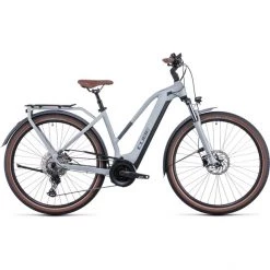 Cube Vélos De Trekking électriques Touring Hybrid Pro 625 Trapèze, Blanc