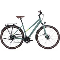 Cube Vélos De Trekking Femme Touring ONE Trapèze, Vert