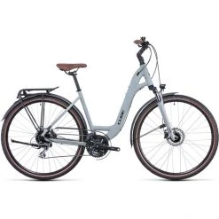 Cube Vélos De Trekking Femme Touring Pro Entrée Basse, Gris