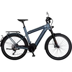 E-bike-manufaktur Vélos De Trekking électriques 15ZEHN EXT 45km/h Diamant Performance CX Gen4 1125Wh, Bleu
