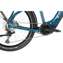 Ghost Vélos De Trekking électriques E-Teru Universal EQ, Bleu Pétrole -Vélos de trekking Soldes 2022 ghost e teru universal eq dirty blue blue grey glossy 6