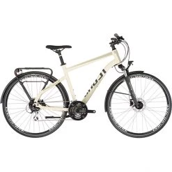Ghost Vélos De Trekking Homme Square Trekking Base AL Diamant, Beige