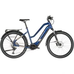 Haibike Vélos De Trekking électriques Trekking 7 Trapèze, Bleu