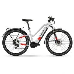 Haibike Vélos De Trekking électriques Trekking 7 Trapèze, Gris