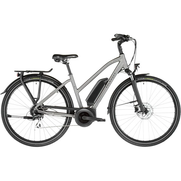 Kalkhoff Vélos De Trekking électriques Endeavour 1.B Move Trapèze 400Wh, Gris 1 Kalkhoff Vélos De Trekking électriques Endeavour 1.B Move Trapèze 400Wh, Gris