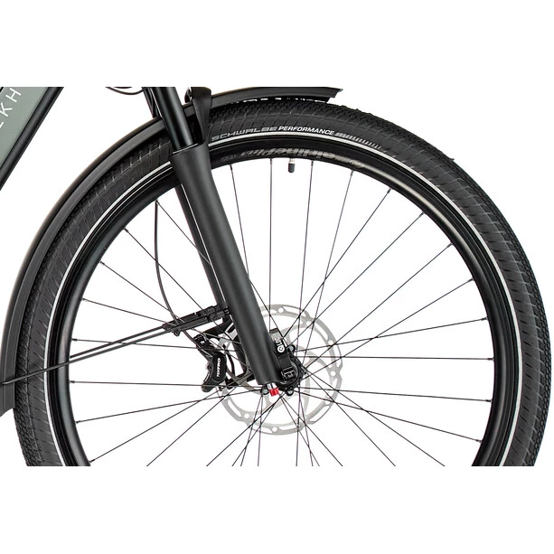 Kalkhoff Vélos De Trekking électriques Endeavour 5.B Advance+ Trapèze, Vert/noir 3 Kalkhoff Vélos De Trekking électriques Endeavour 5.B Advance+ Trapèze, Vert/noir – Image 3