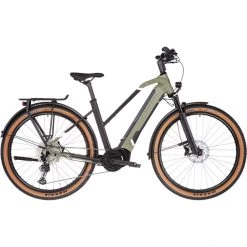 Kalkhoff Vélos De Trekking électriques Entice 5.B Advance+ Trapèze 29", Olive/noir