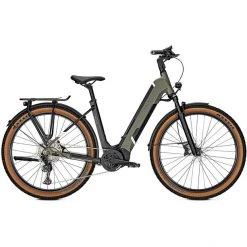 Kalkhoff Vélos De Trekking électriques Entice 5.B Advance+ Wave 29", Olive/noir