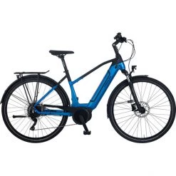 Kreidler Vélos De Trekking électriques Vitality Eco 7 Sport Trapèze, Bleu