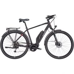 Ortler Vélos De Trekking électriques Montana Plus Diamant, Noir