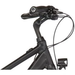 Rabeneick Vélos De Trekking électriques TC-E Deore 10 Vitesses Disque Trapèze, Noir -Vélos de trekking Soldes 2022 rabeneick tc e deore 10 speed disc trapeze black matte 4