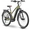 R-raymon Vélos De Trekking électriques CrossRay E 5.0 Trapèze, Olive/noir