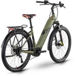 Raymonraymon-crossray Vélos De Trekking électriques CrossRay E 5.0 Col De Cygne, Olive/noir