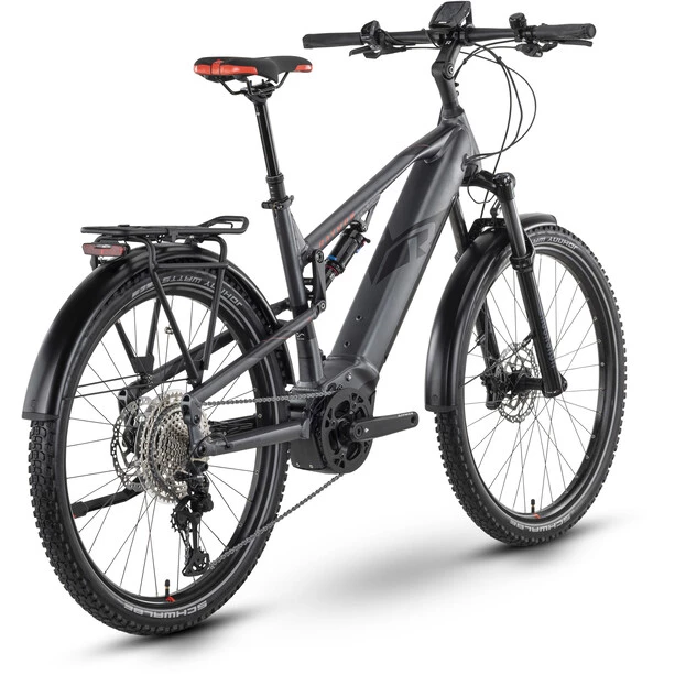 R-raymon Vélos De Trekking électriques CrossRay FS E 6.0, Gris/noir 2 R-raymon Vélos De Trekking électriques CrossRay FS E 6.0, Gris/noir – Image 2