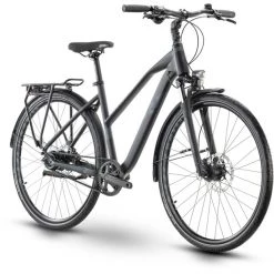 R-raymon Vélos De Trekking Femme TourRay 6.0 Trapèze, Noir