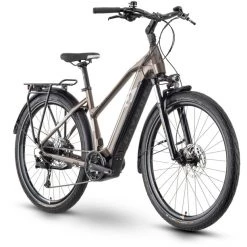 R-raymon Vélos De Trekking électriques TourRay E 5.0 Trapèze, Gris