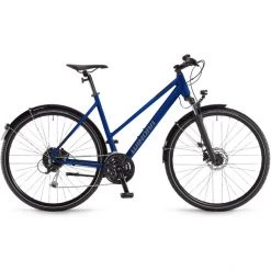 Winora Vélos De Trekking Femme Domingo 27 Sport Trapèze, Bleu