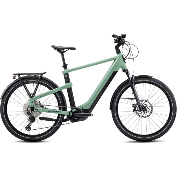 Winora Vélos De Trekking électriques Yakun 12 Diamant, Olive 1 Winora Vélos De Trekking électriques Yakun 12 Diamant, Olive