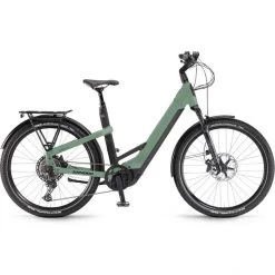 Winora Vélos De Trekking électriques Yakun 12 Low Step, Olive